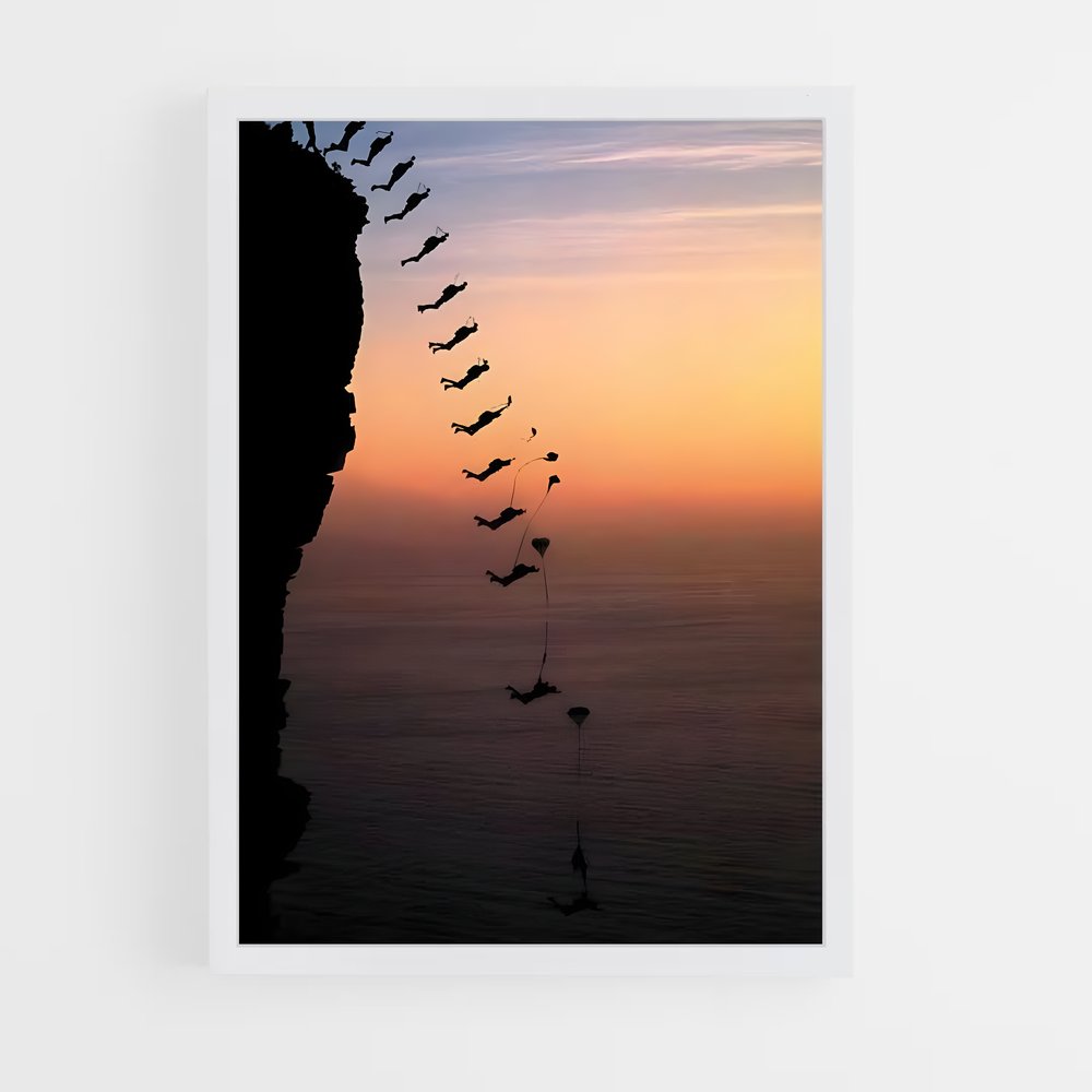 Poster Vols d'Océan – affiche Base jump (vue 3)